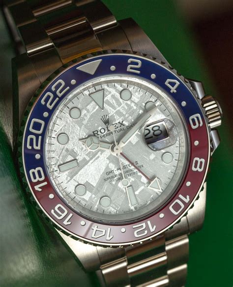 rolex gmt-master ii pepsi meteorite dial|rolex meteorite dial for sale.